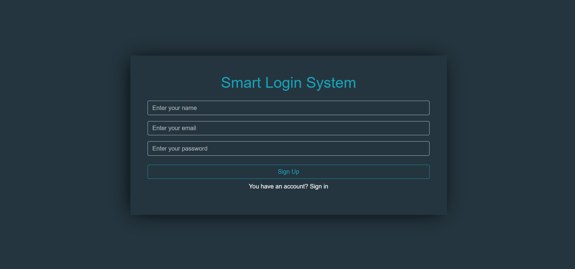 Smart Login System